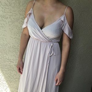 Charlotte Russe cold shoulder maxi